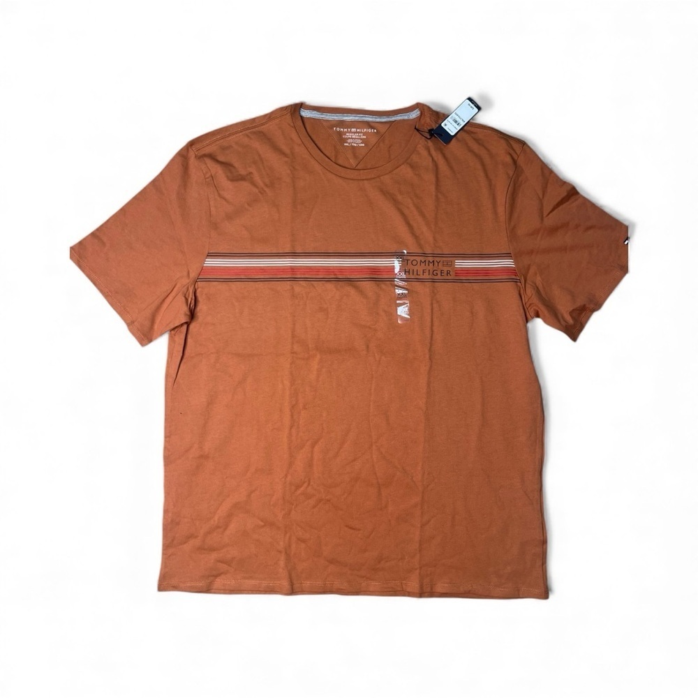 Sz 2xl Tommy Hilfiger Men's Rust orange T-Shirt